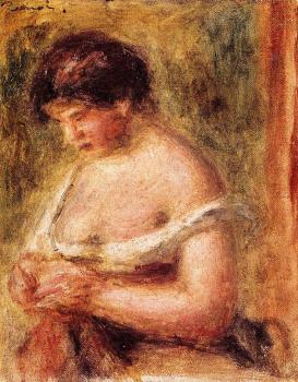 Pierre Auguste Renoir : Woman with a Corset
